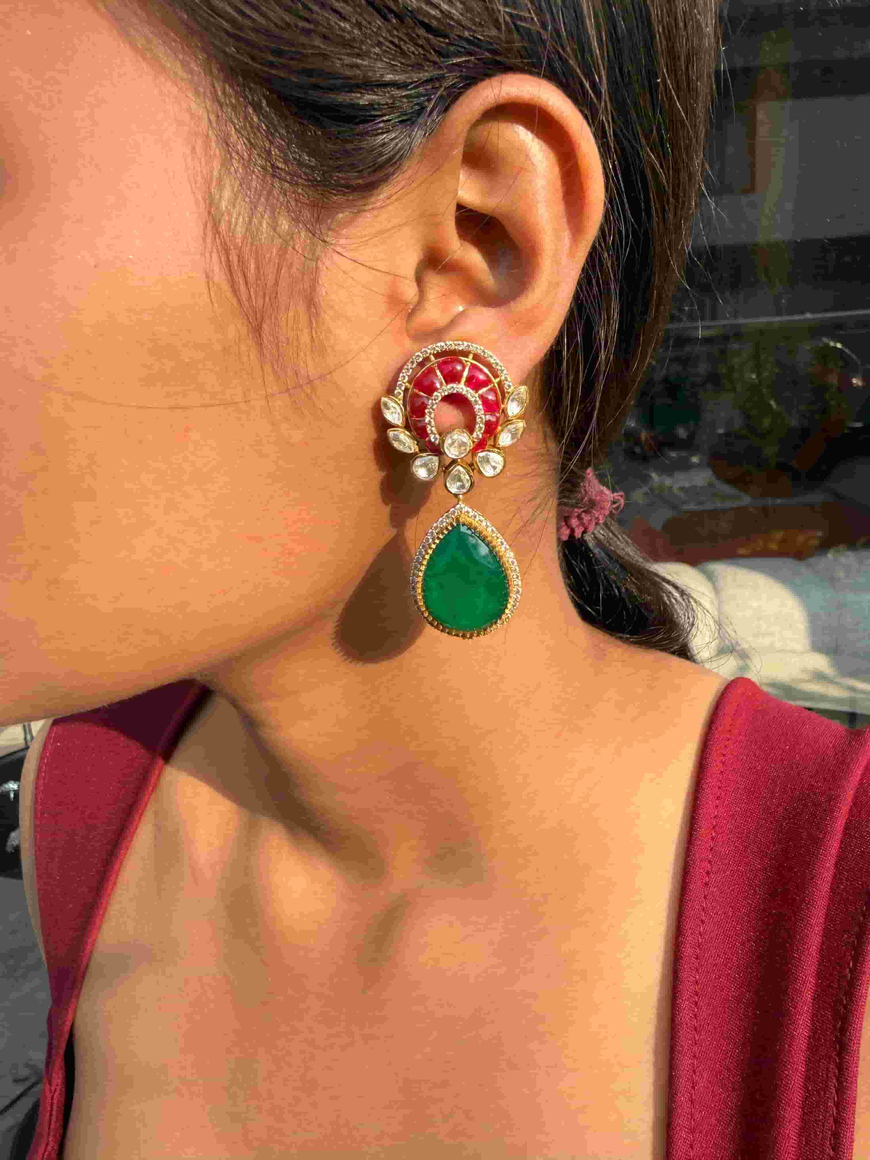 AVAYA POLKI EARRING - Image 2