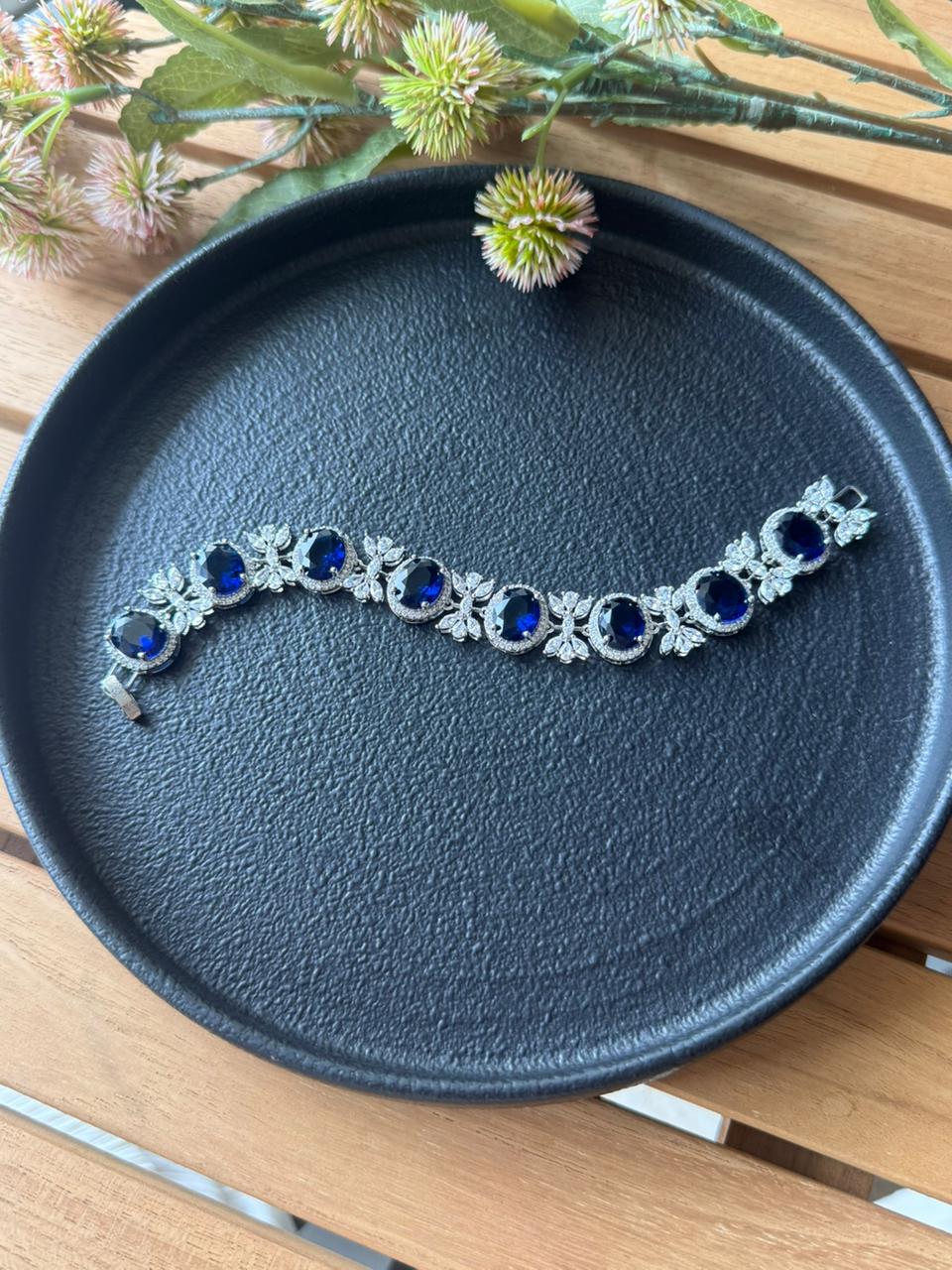 AYESHA COLOURED TENNIS BRACELET - Image 2