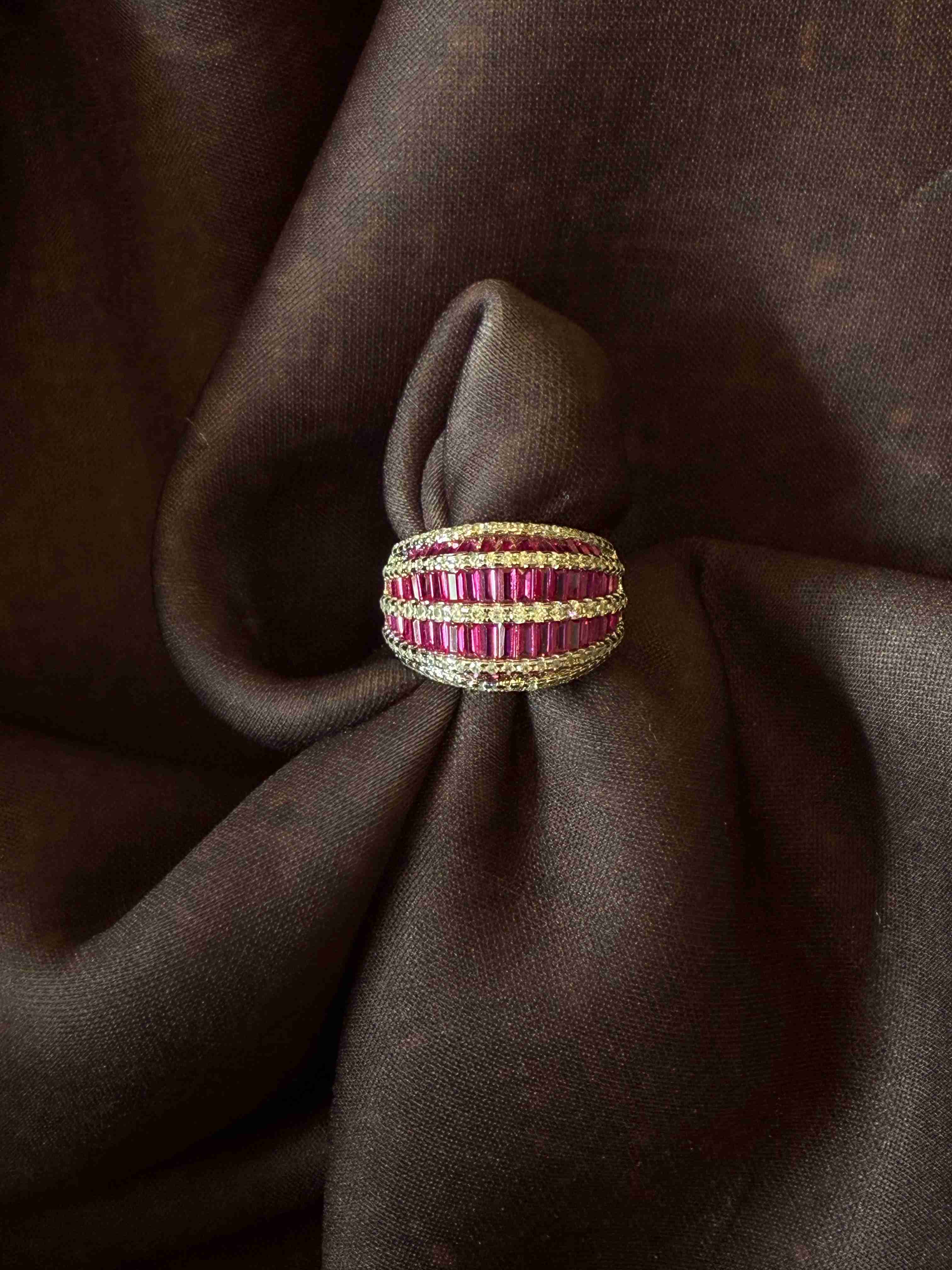 EMILY PURE SIVER RUBY RING