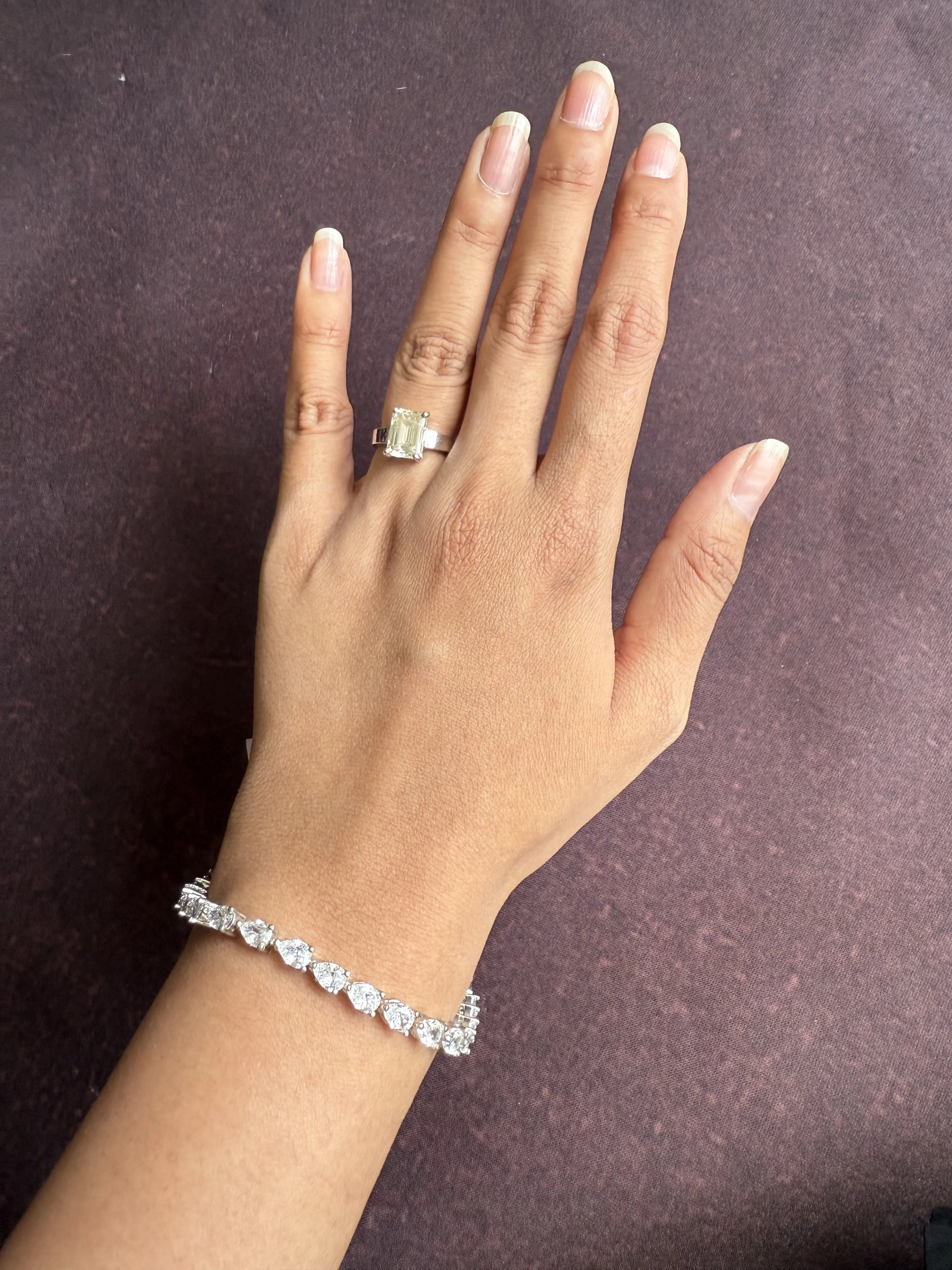 ETSY DROP SHAPE TENNIS BRACELET