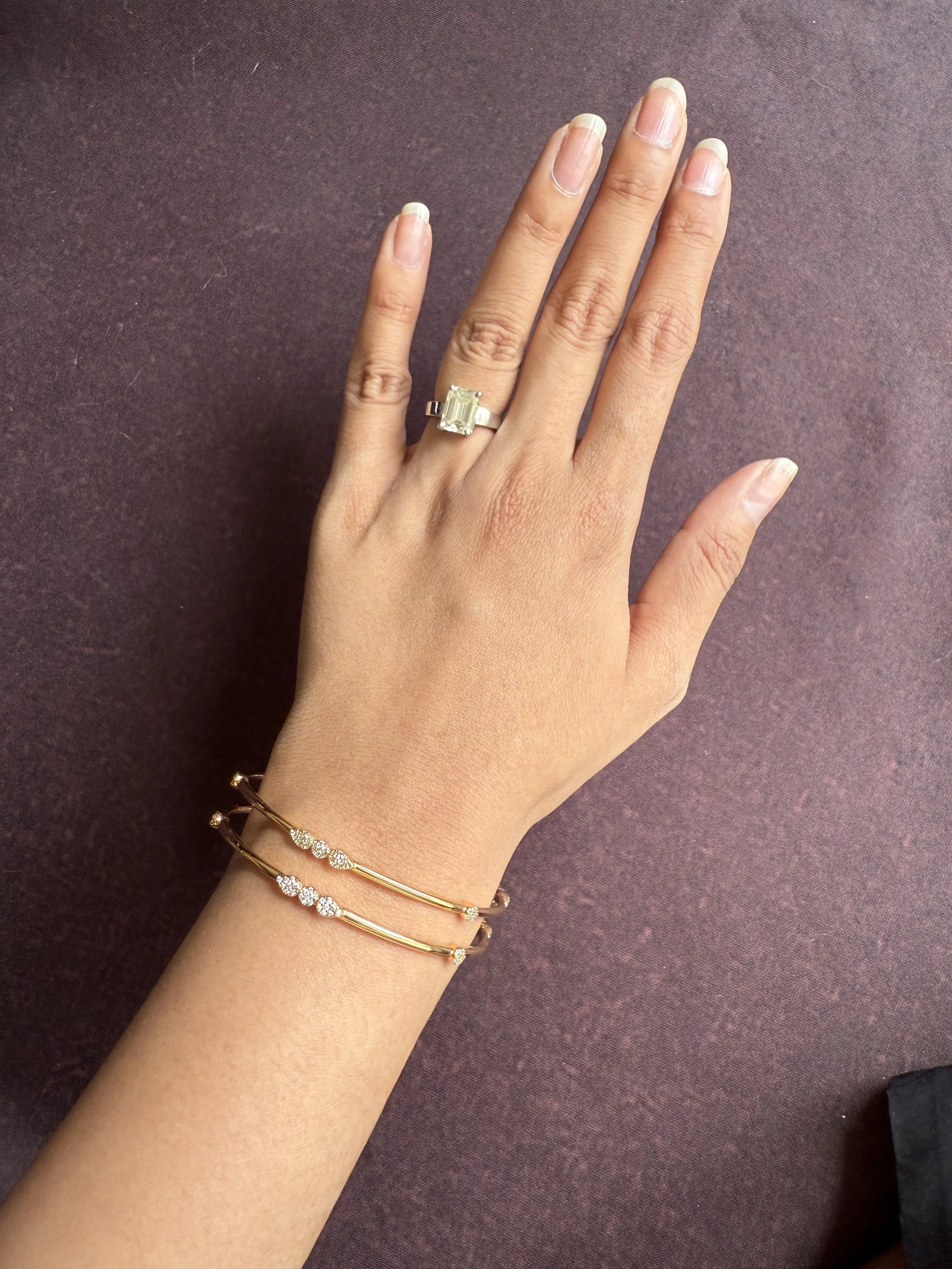 KAYA ROSE GOLD BANGLE (1PAIR) 2.4