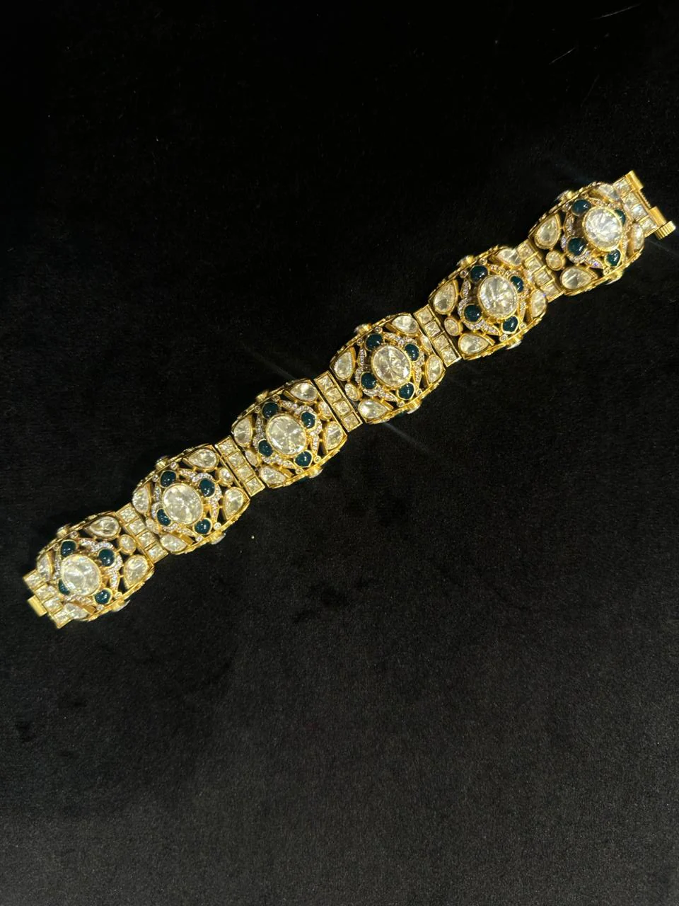 KUISHA REAL MOISSANITE POLKI BRACELET - Image 5