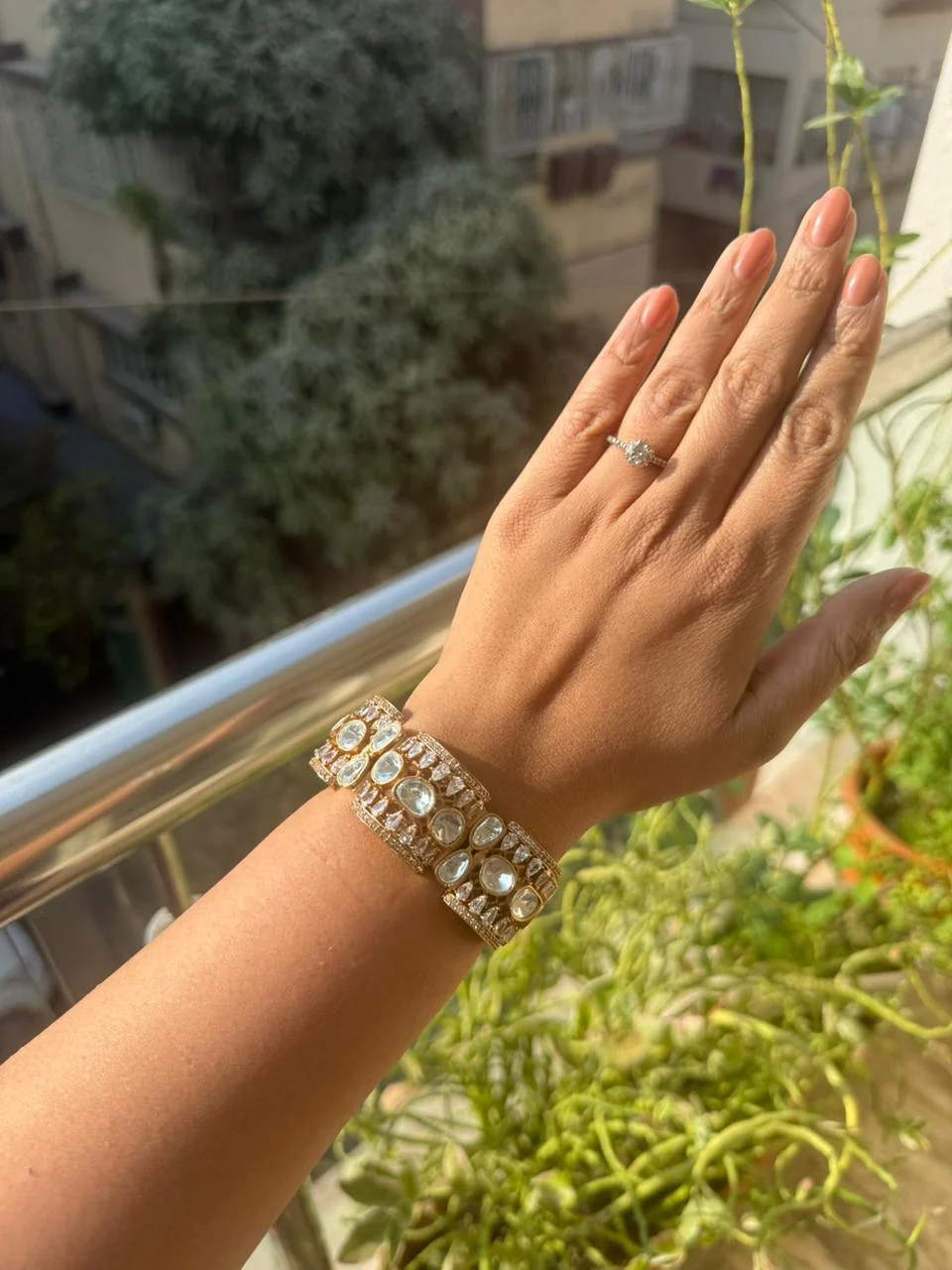 LAVIYA MOISSANITE POLKI BRACELET - Image 8