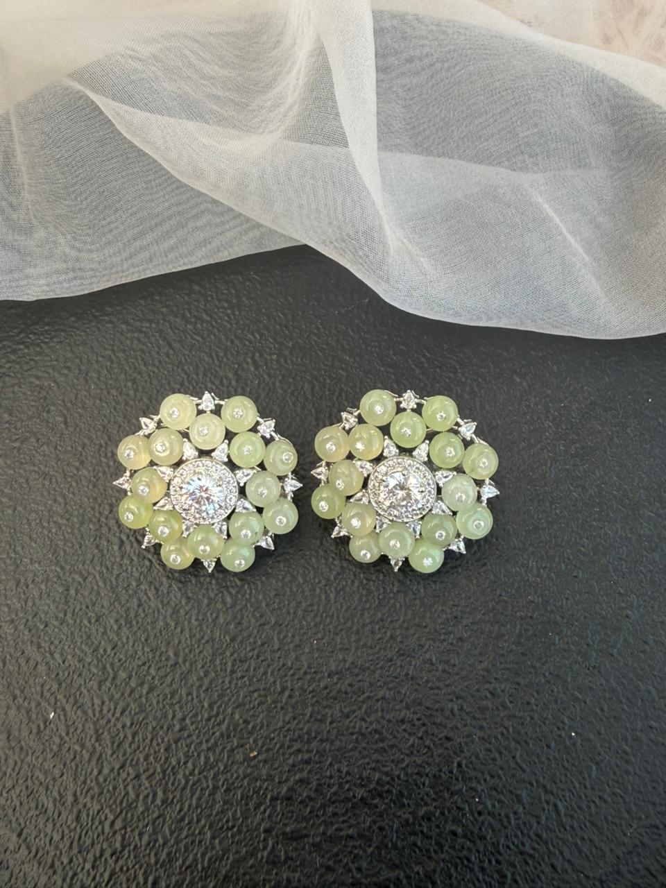 MORGAN RUBY FLOWER STUD - Image 6