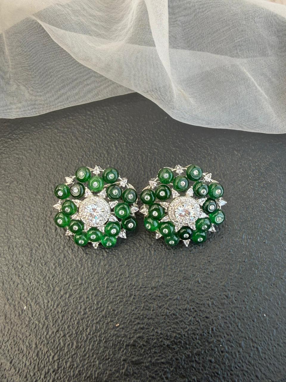 MORGAN RUBY FLOWER STUD - Image 7