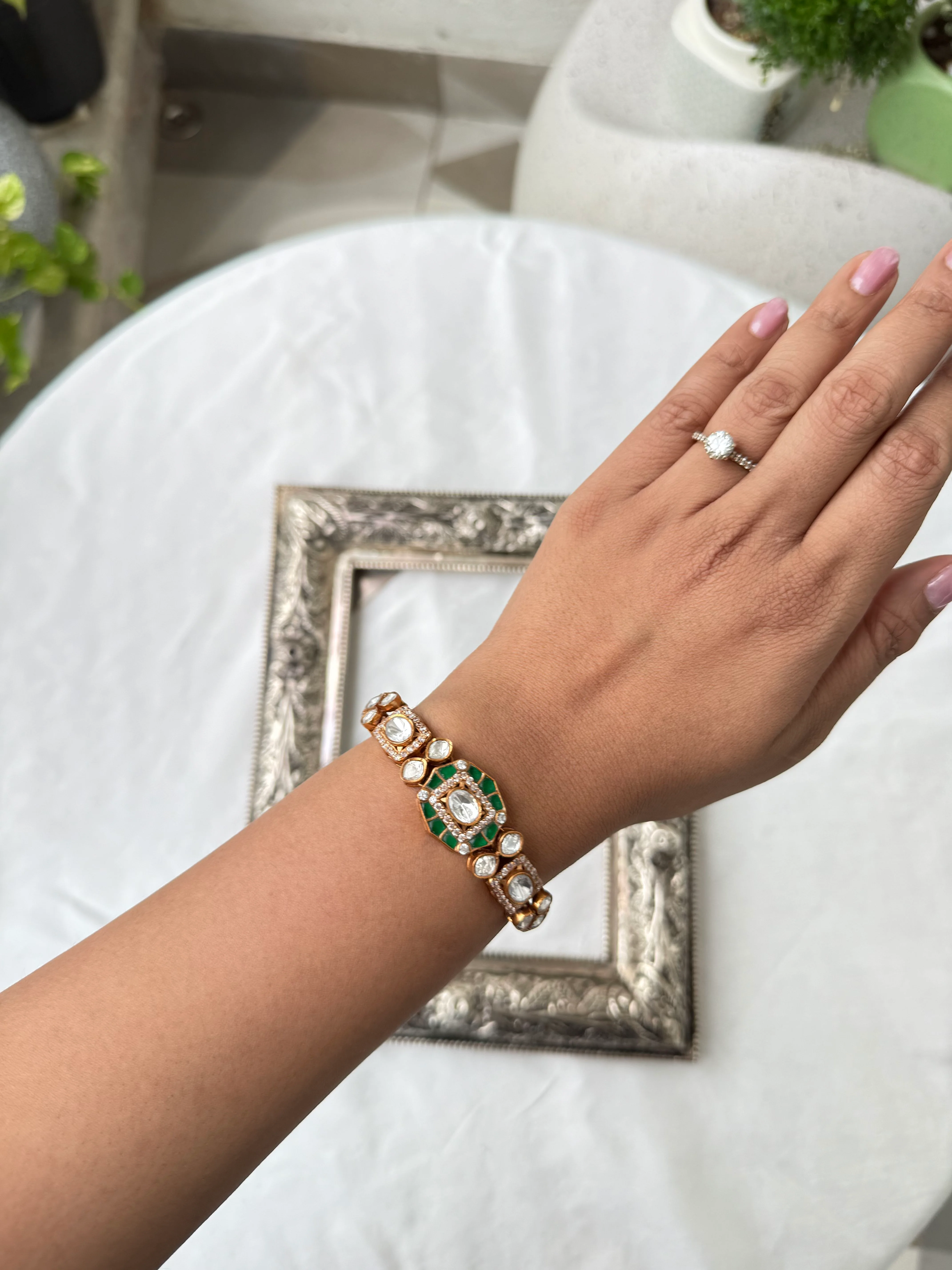 NATASHA PINK 92.5 SILVER BRACELET - Image 2