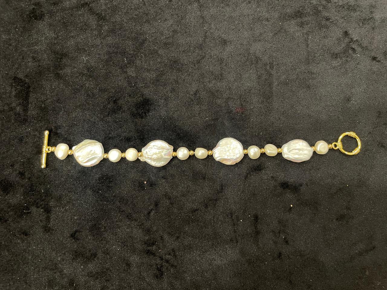 OJAS REAL PEARL TENNIS BRACELET