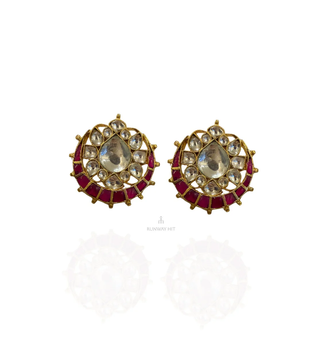 RAZIA KUNDAN STUDS - Image 2