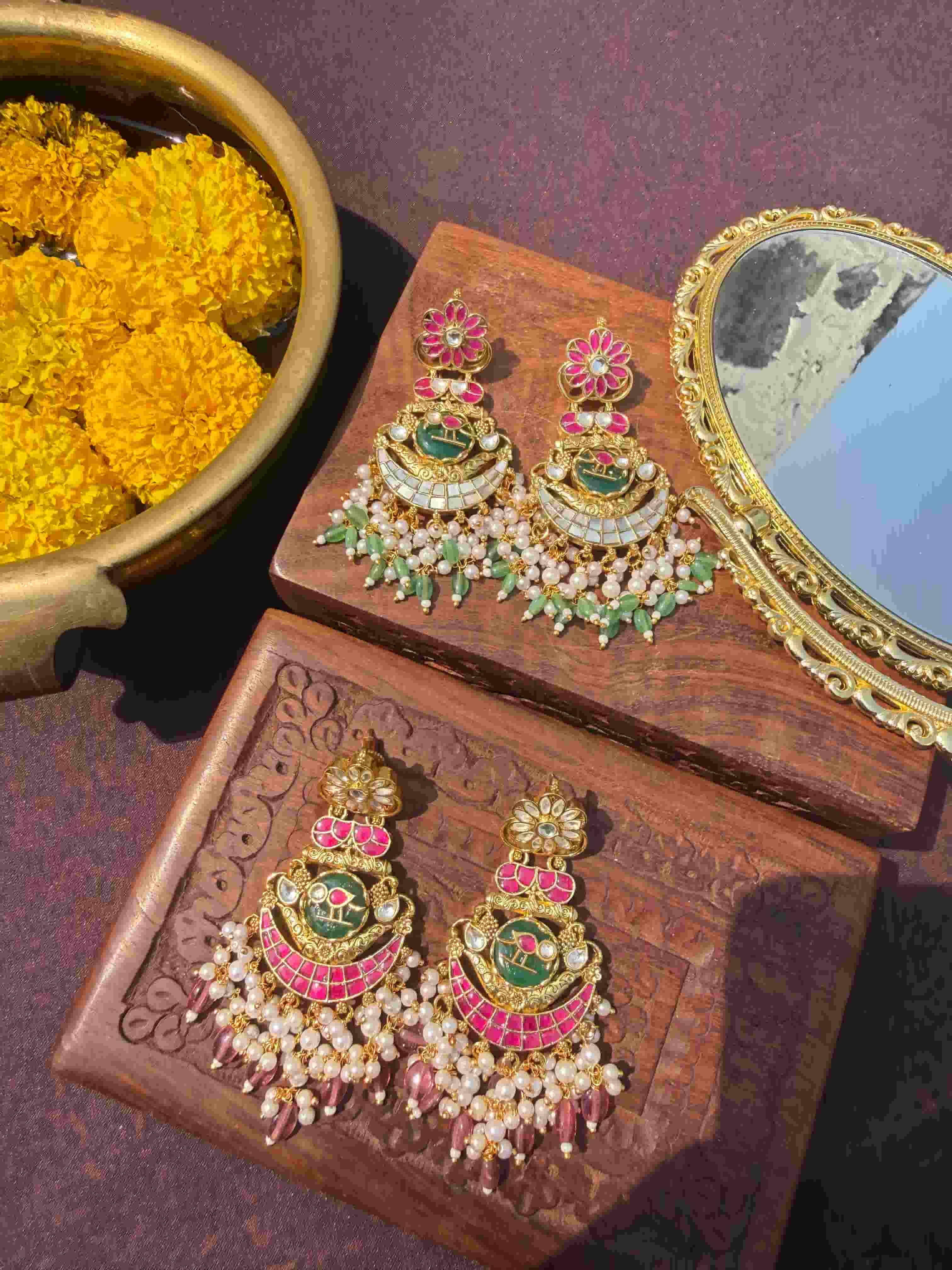 RUHI KEMPU EARRING - Image 2