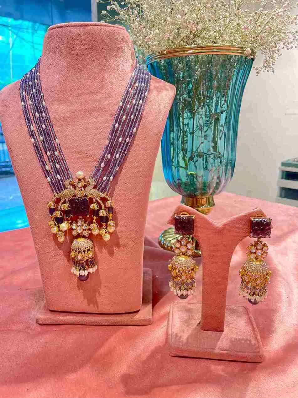 SHEELAM LONG NECKLACE SET - Image 3