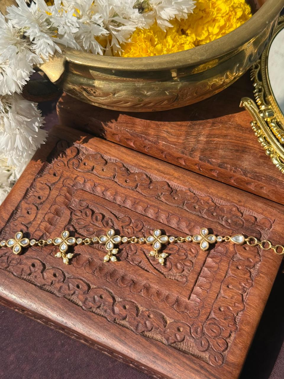 SHRIVI POLKI TENNIS BRACELET