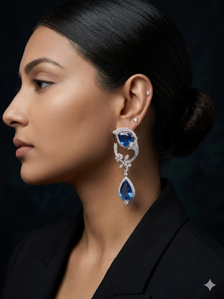 WREN DOUBLET WITH DIAMOND EARRING
