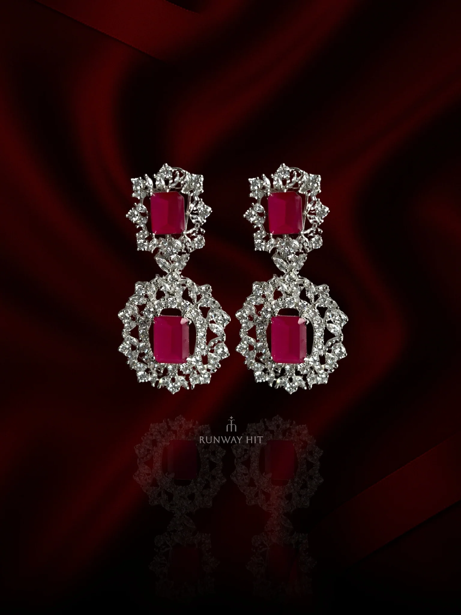 Zeya Diamond Earrings - Image 3