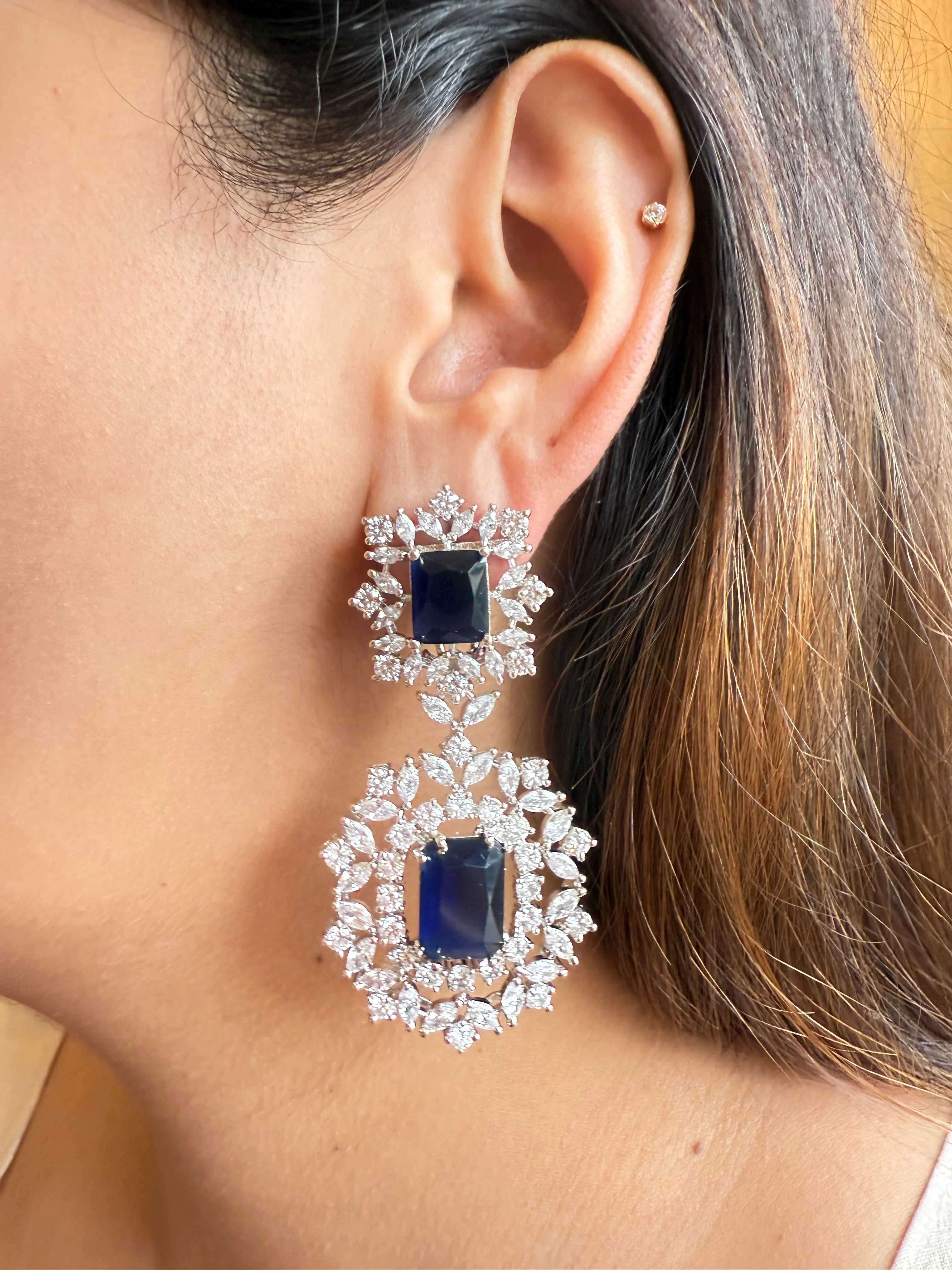 Zeya Diamond Earrings - Image 5